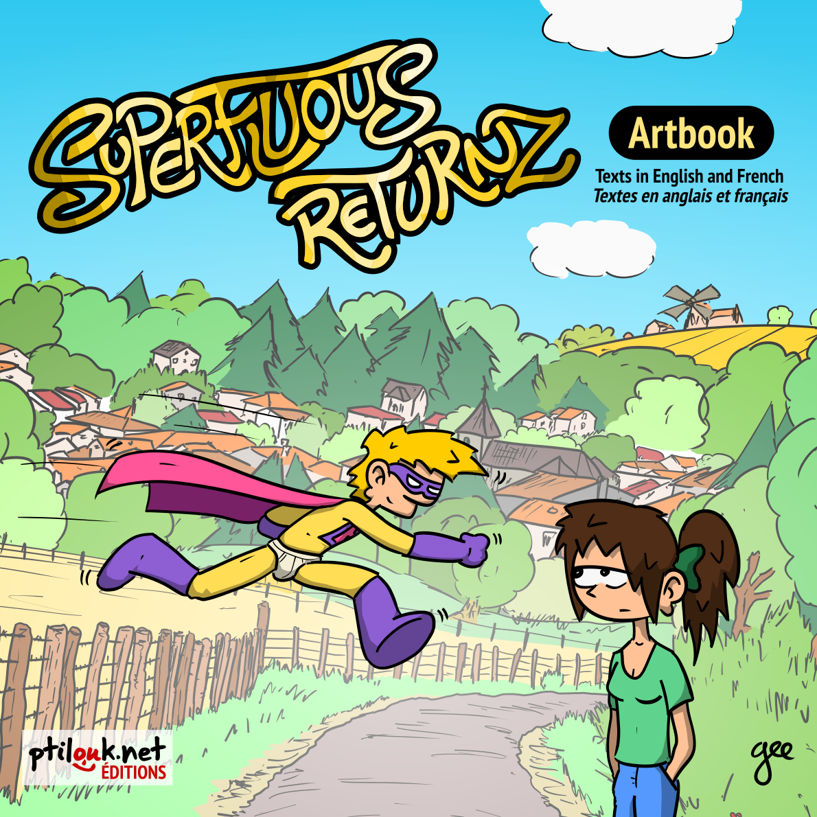 Couverture de « Sortie de _Superfluous Returnz Artbook_
 »