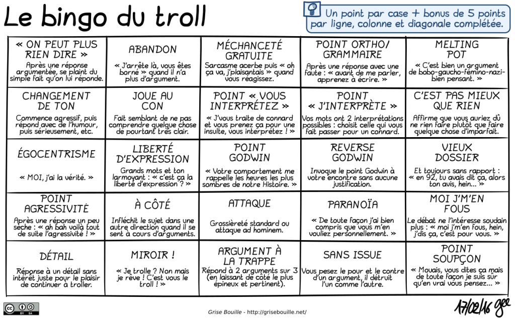 Le bingo en version BD